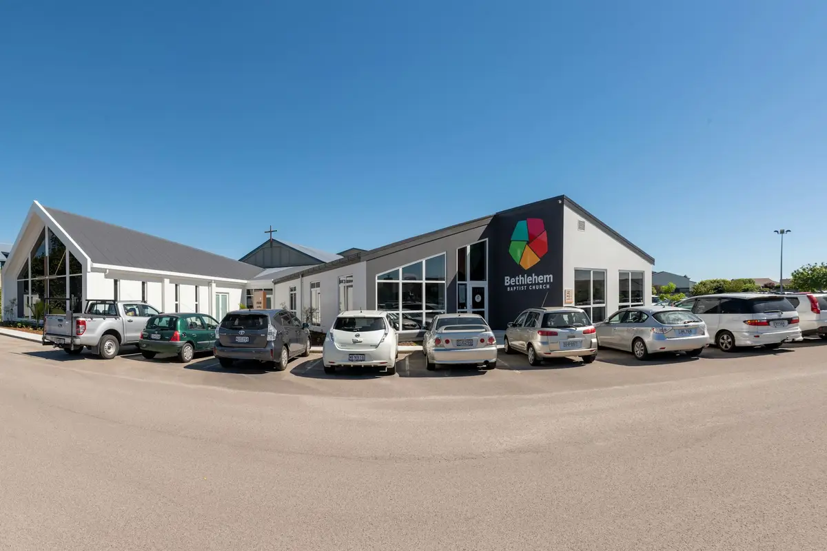 Commercial building and car park in Tauranga