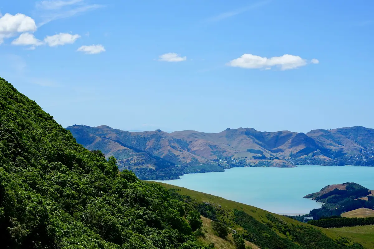 Lake and mountain view in Canterbury
