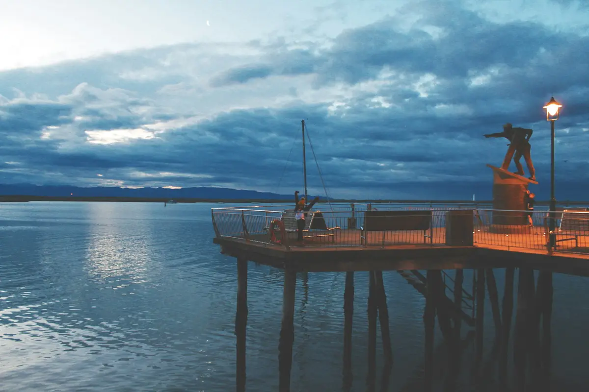 Boat on the water off Nelson